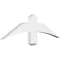 Ekena Millwork Bellingham Architectural Grade PVC Gable Bracket, 36"W x 10 1/2"H x 2"D x 4"F, 7/12 Pitch GBP036X11X0204BEL00 - alternate 1